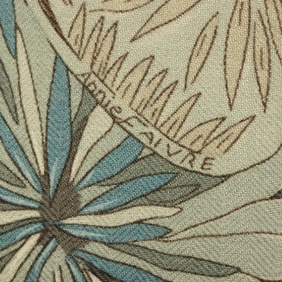 HERMES Carre 140 Scarf ""OMBRES ET LUMIERES"" Cashmere Blue Auth 134913M