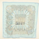 HERMES Carre 140 Scarf ""OMBRES ET LUMIERES"" Cashmere Blue Auth 134913M-16
