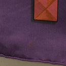 HERMES Carre 140 Scarf ""LES CLES"" Silk Purple Auth 134914M-12