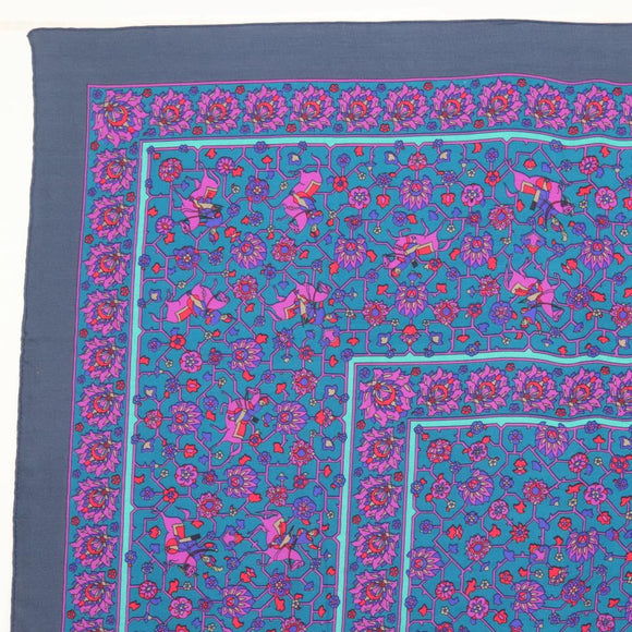 HERMES Carre 140 Scarf ""TABRIZ"" Cashmere Purple Auth 134916M
