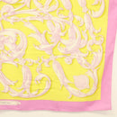 HERMES Carre 140 Scarf ""LE MORS A LA CONETABLE"" Cashmere White Auth 134921M-10
