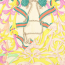 HERMES Carre 140 Scarf ""LE MORS A LA CONETABLE"" Cashmere White Auth 134921M-6