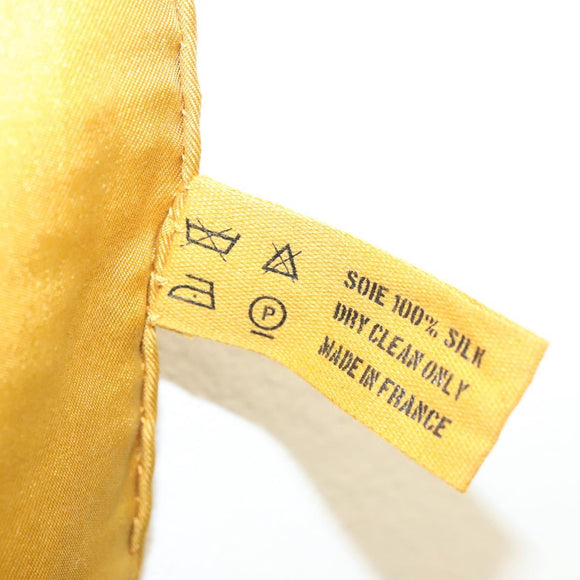 HERMES Carre 140 Scarf ""BRIDES de GALA"" Silk Gold Auth 134922M