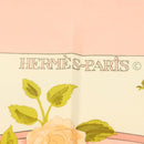 HERMES Carre 90 Scarf ""ROMANTIQUE"" Silk Pink Auth 134923-11