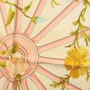 HERMES Carre 90 Scarf ""ROMANTIQUE"" Silk Pink Auth 134923-12