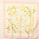 HERMES Carre 90 Scarf ""ROMANTIQUE"" Silk Pink Auth 134923-13