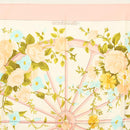 HERMES Carre 90 Scarf ""ROMANTIQUE"" Silk Pink Auth 134923-3