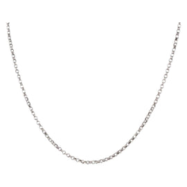 Chrome Hearts Roll Chain Necklace Ag925 Silver Auth 134925M