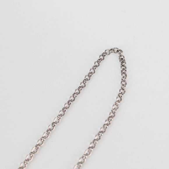 Chrome Hearts Roll Chain Necklace Ag925 Silver Auth 134925M