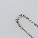 Chrome Hearts Roll Chain Halskette Ag925 Silber Auth 134925M-10