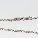 Chrome Hearts Roll Chain Halskette Ag925 Silber Auth 134925M-11