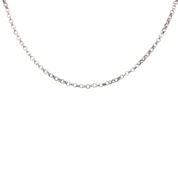 Chrome Hearts Roll Chain Halskette Ag925 Silber Auth 134925M