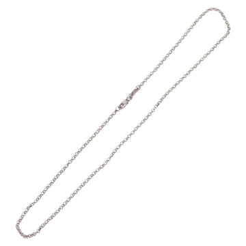 Chrome Hearts Roll Chain Necklace Ag925 Silver Auth 134925M - 0