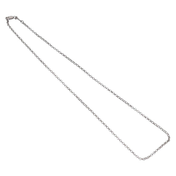 Chrome Hearts Roll Chain Halskette Ag925 Silber Auth 134925M