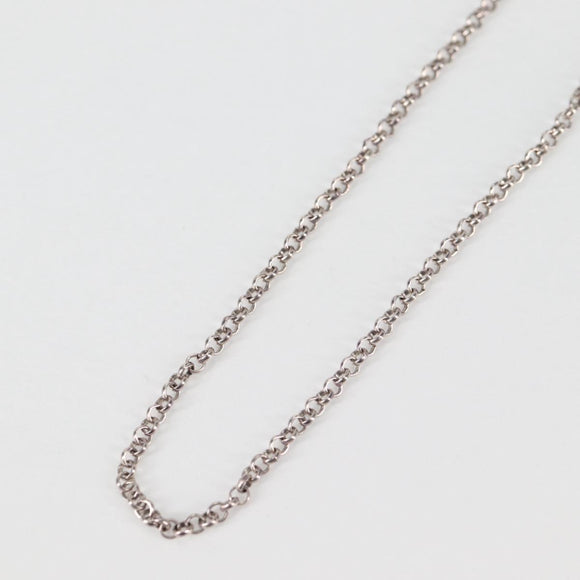 Chrome Hearts Roll Chain Necklace Ag925 Silver Auth 134925M