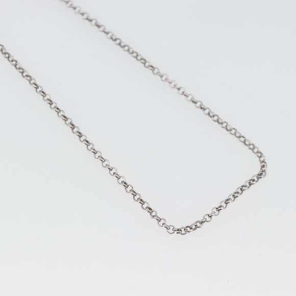 Chrome Hearts Roll Chain Halskette Ag925 Silber Auth 134925M