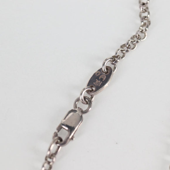 Chrome Hearts Roll Chain Necklace Ag925 Silver Auth 134925M