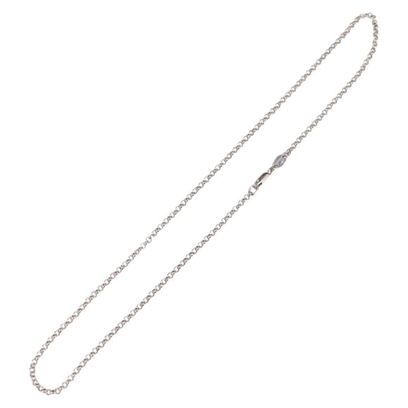 Chrome Hearts Roll Chain Necklace Ag925 Silver Auth 134925M