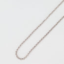 Chrome Hearts Roll Chain Necklace Ag925 Silver Auth 134925M-8