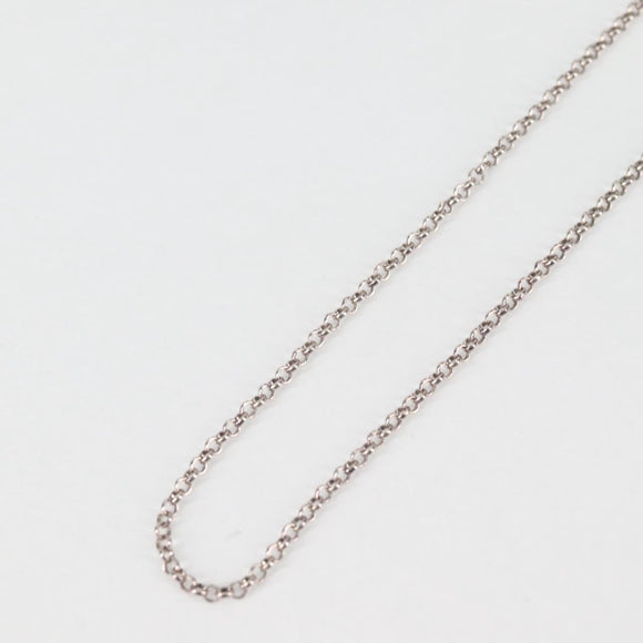 Chrome Hearts Roll Chain Necklace Ag925 Silver Auth 134925M