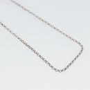 Chrome Hearts Roll Chain Halskette Ag925 Silber Auth 134925M-8