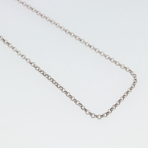 Chrome Hearts Roll Chain Halskette Ag925 Silber Auth 134925M
