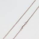 Chrome Hearts Roll Chain Necklace Ag925 Silver Auth 134925M-9