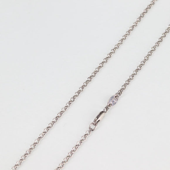 Chrome Hearts Roll Chain Necklace Ag925 Silver Auth 134925M