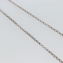 Chrome Hearts Roll Chain Halskette Ag925 Silber Auth 134925M-9
