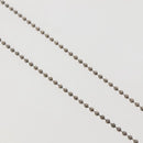 Chrome Hearts Pendant Tiny Dog Tag RS Cross Necklace Ag925 Silver Auth 134926M-11