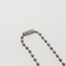 Chrome Hearts Pendant Tiny Dog Tag RS Cross Necklace Ag925 Silver Auth 134926M-12