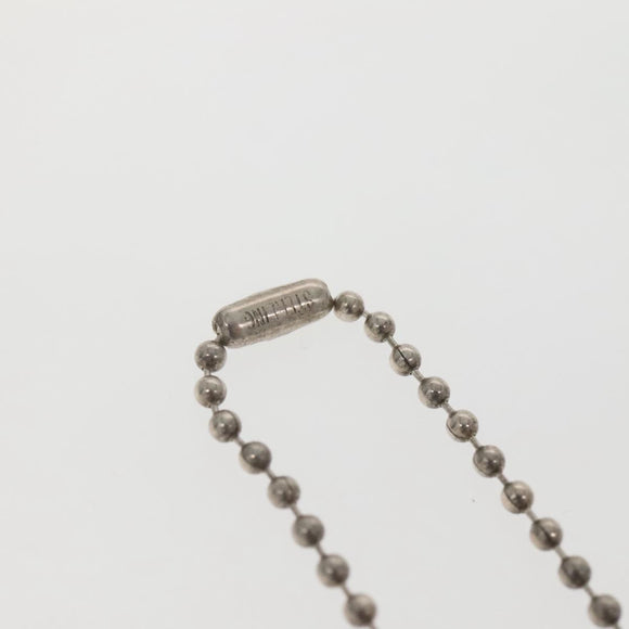 Chrome Hearts Pendant Tiny Dog Tag RS Cross Necklace Ag925 Silver Auth 134926M