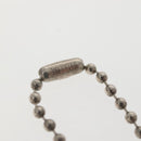 Chrome Hearts Pendant Tiny Dog Tag RS Cross Necklace Ag925 Silver Auth 134926M-13