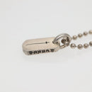 Chrome Hearts Pendant Tiny Dog Tag RS Cross Necklace Ag925 Silver Auth 134926M-14