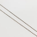 Chrome Hearts Pendant Tiny Dog Tag RS Cross Necklace Ag925 Silver Auth 134926M-5