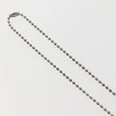 Chrome Hearts Pendant Tiny Dog Tag RS Cross Necklace Ag925 Silver Auth 134926M-6