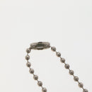 Chrome Hearts Pendant Tiny Dog Tag RS Cross Necklace Ag925 Silver Auth 134926M-7