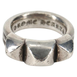 Chrome Hearts Waxed punk Ring Ag925 Silver Auth 134928M