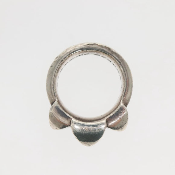 Chrome Hearts Waxed punk Ring Ag925 Silver Auth 134928M