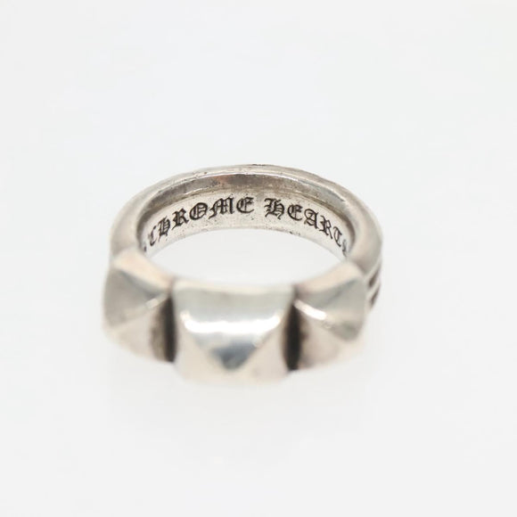 Chrome Hearts Waxed punk Ring Ag925 Silver Auth 134928M