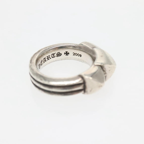 Chrome Hearts Waxed punk Ring Ag925 Silver Auth 134928M