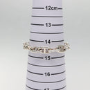 HERMES Chaine d'Ancre MM Bracelet Ag925 14 Links Silver Auth 134933M-10