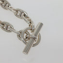 HERMES Chaine d'Ancre MM Bracelet Ag925 14 Links Silver Auth 134933M-3