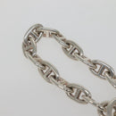 HERMES Chaine d'Ancre MM Bracelet Ag925 14 Links Silver Auth 134933M-4