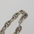 HERMES Chaine d'Ancre MM Bracelet Ag925 14 Links Silver Auth 134933M-7