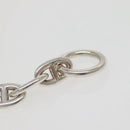 HERMES Chaine d'Ancre MM Bracelet Ag925 14 Links Silver Auth 134933M-8