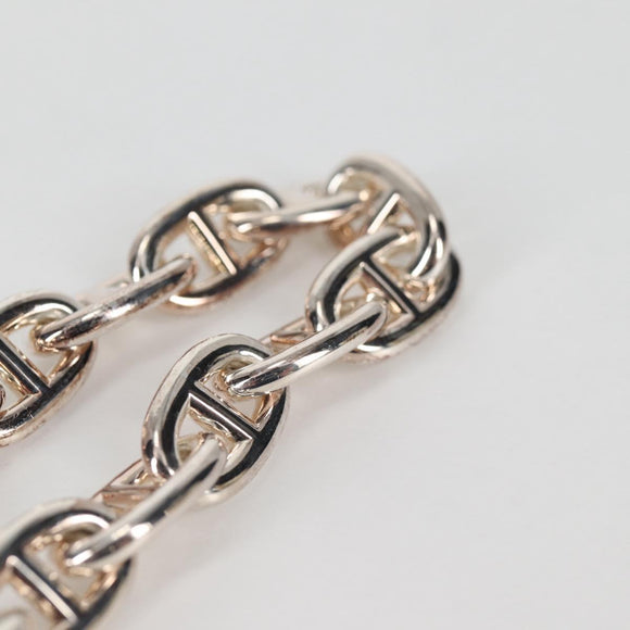 HERMES Chaine d'Ancre MM Bracelet Ag925 14 Links Silver Auth 134934M