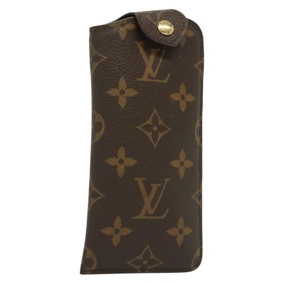 LOUIS VUITTON Monogram Etui Lunette MM Glasses Case M66544 LV Auth 134936