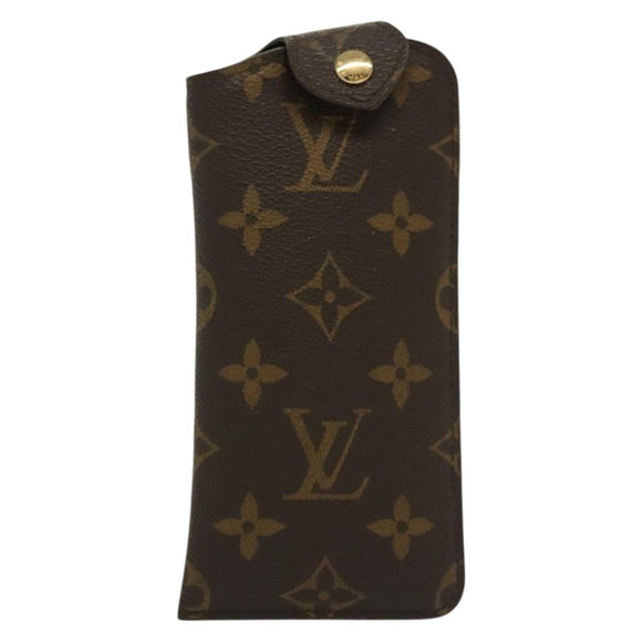 LOUIS VUITTON Monogram Etui Lunette MM Glasses Case M66544 LV Auth 134936