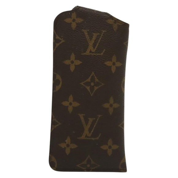 LOUIS VUITTON Monogram Etui Lunette MM Glasses Case M66544 LV Auth 134936